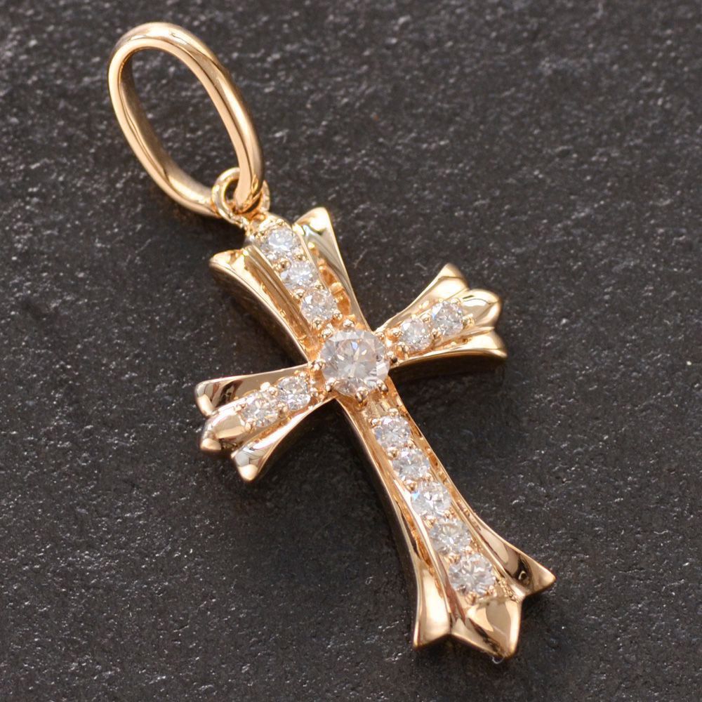 CHROME HEARTS 22K クロムハーツ 片耳 ピアス 18kキャッチ‼️ クロム