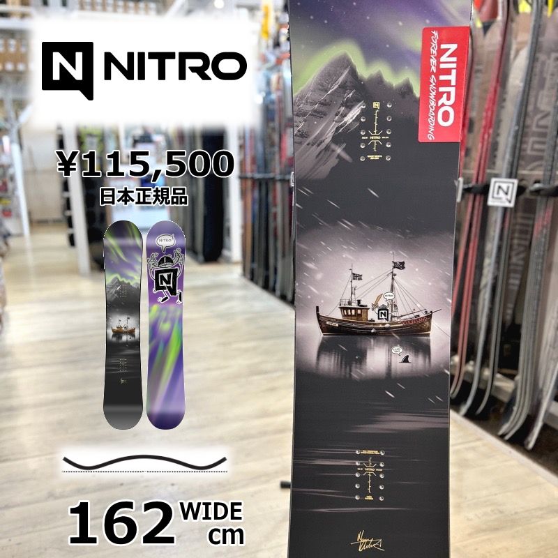 メンズ スノーボード 板 162wcm NITRO TEAM PRO MK ナイトロ チームプロ 25-26 オールラウンド カービング キャンバー