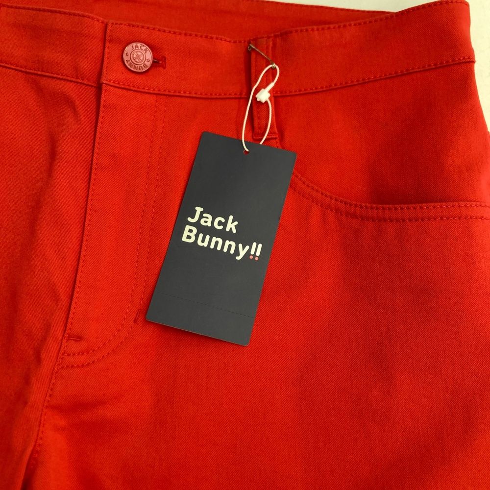 レッド ハーフパンツ 4サイズM ジャックバニー ゴルフ メンズウェア 新品 レッド ハーフパンツ 4サイズM ジャックバニー ゴルフ メンズウェア