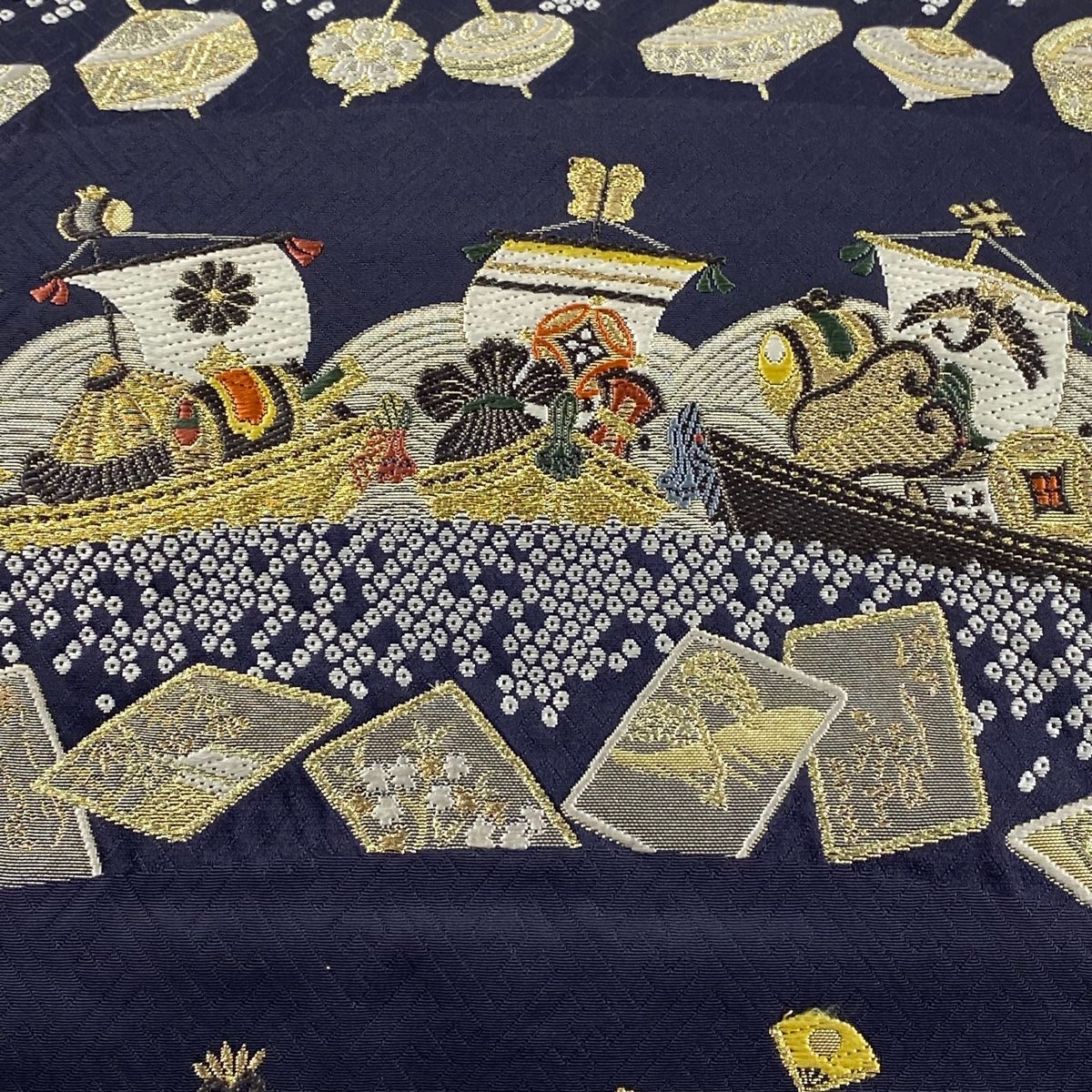 正絹 唐織 袋帯 振袖用 六通 鞠柄 正絹 唐織 袋帯 振袖用 六通 鞠柄 正絹 唐織 袋帯 振袖用 六通 鞠柄