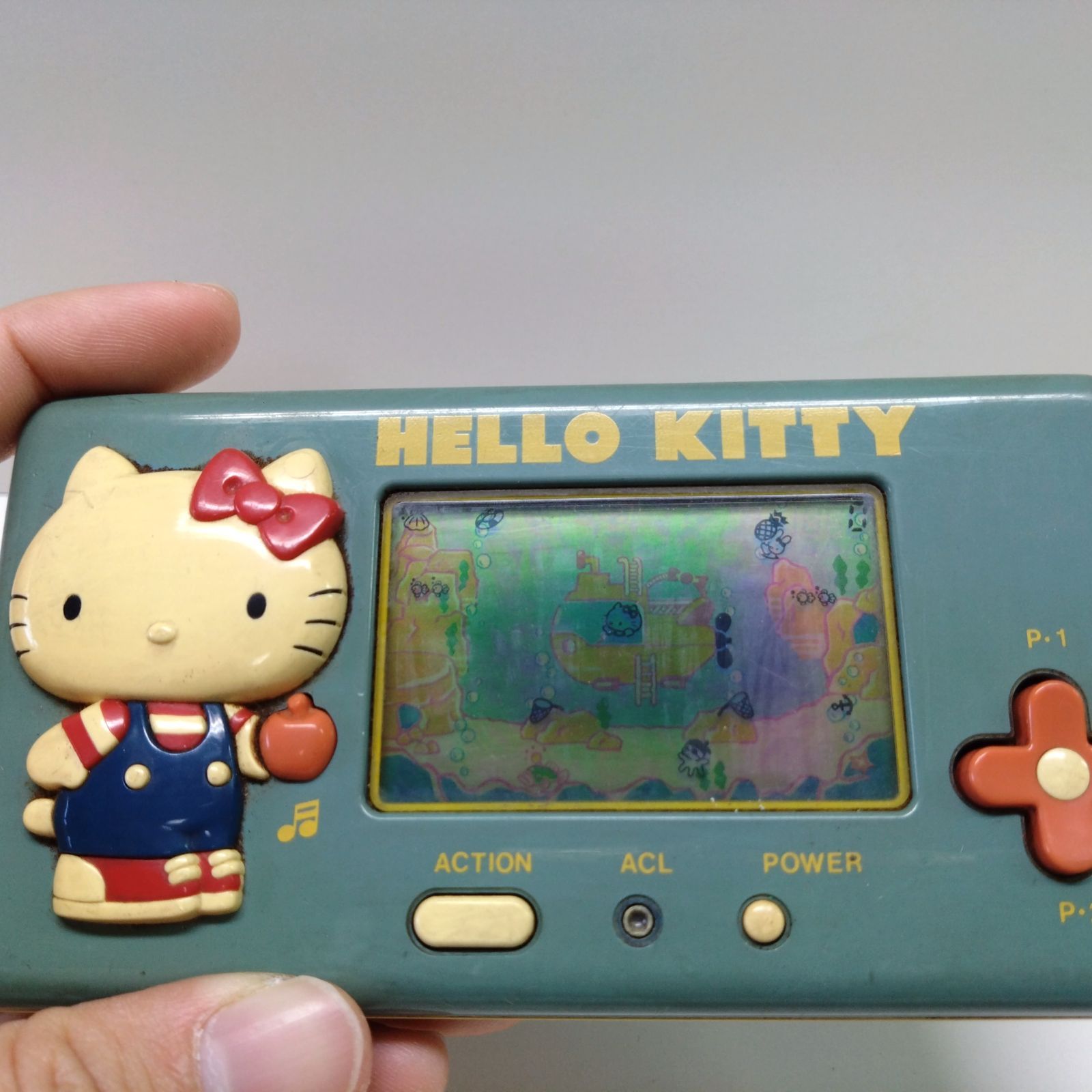 1210イ） ハローキティ ハローサブマリン ゲームウォッチ TOMY トミー レトロ ゲーム レア 貴重 昭和