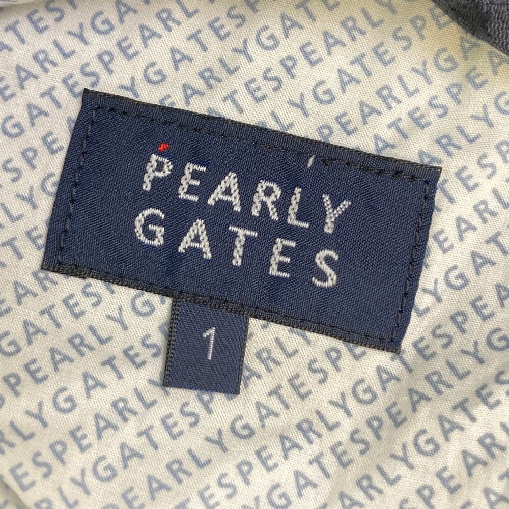 サイズ：1 PEARLY GATES パーリーゲイツ  ストレッチスカート ロゴ刺繍  ネイビー系 [240101444257] ゴルフウェア レディース ストスト PEARLY GATES PGG パーリーゲイツ ストレッチスカート ネイビー