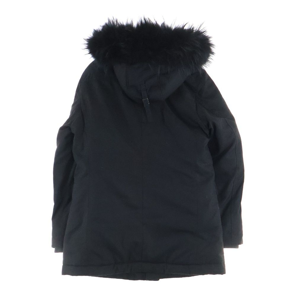 ジョゼフオム ダウンジャケット 黒 ファー付き ☆羊革 肉厚☆ JOSEPH