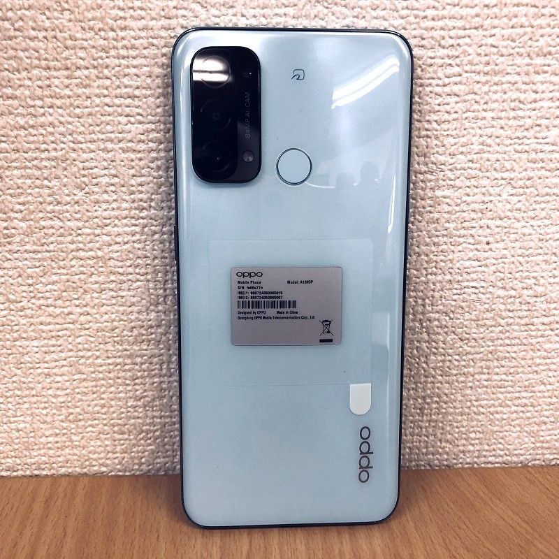「魚出品」OPPO Reno5 A eSIM A103OP アイスブルー OPPO Reno5 A（eSIM対応版）｜スマートフォン｜製品｜Y!mobile