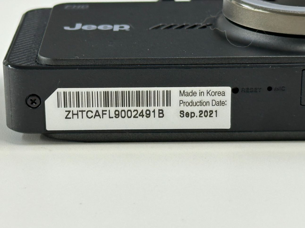 Jeep/ジープ 純正 前後 ドライブレコーダー ドラレコ DR