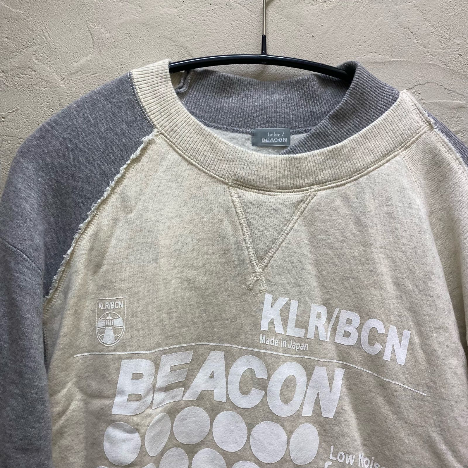 kolor BEACON カラービーコン 切り替えスウェット20WBM-T02234 SIZE 3 【代官山11】 - メルカリ