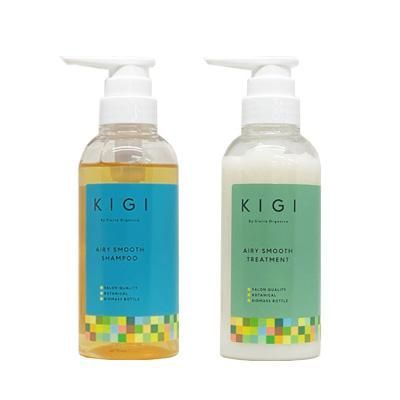 セット販売 キギ バイ シエラ オーガニカ エアリースムース シャンプー 300ml + トリートメント 300g 美容室専売 サロン専売 KIGI By Sierra Organica
