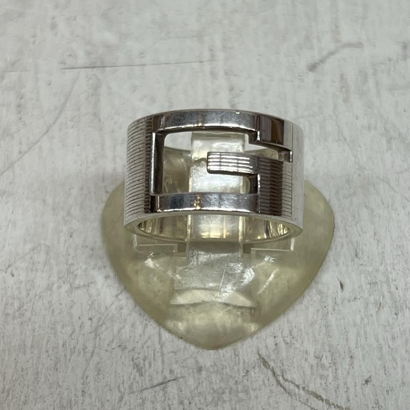 GUCCI] Gucci G Logo Branded G 14 Ring / Ring Silver 925 G