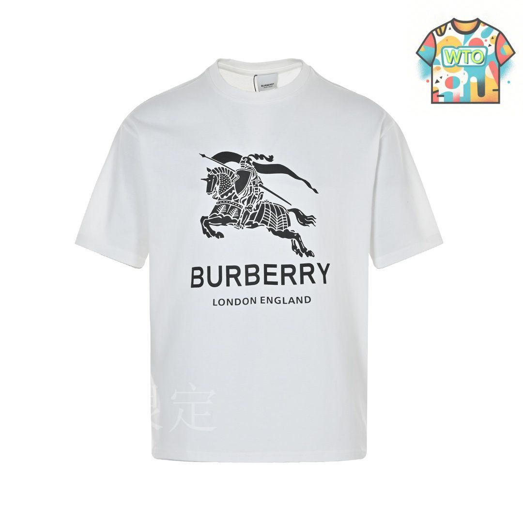 Burberry 23SS ロゴプリント Tシャツ 今日特価】Burberry 23SS チェスターフィールドロゴプリント T