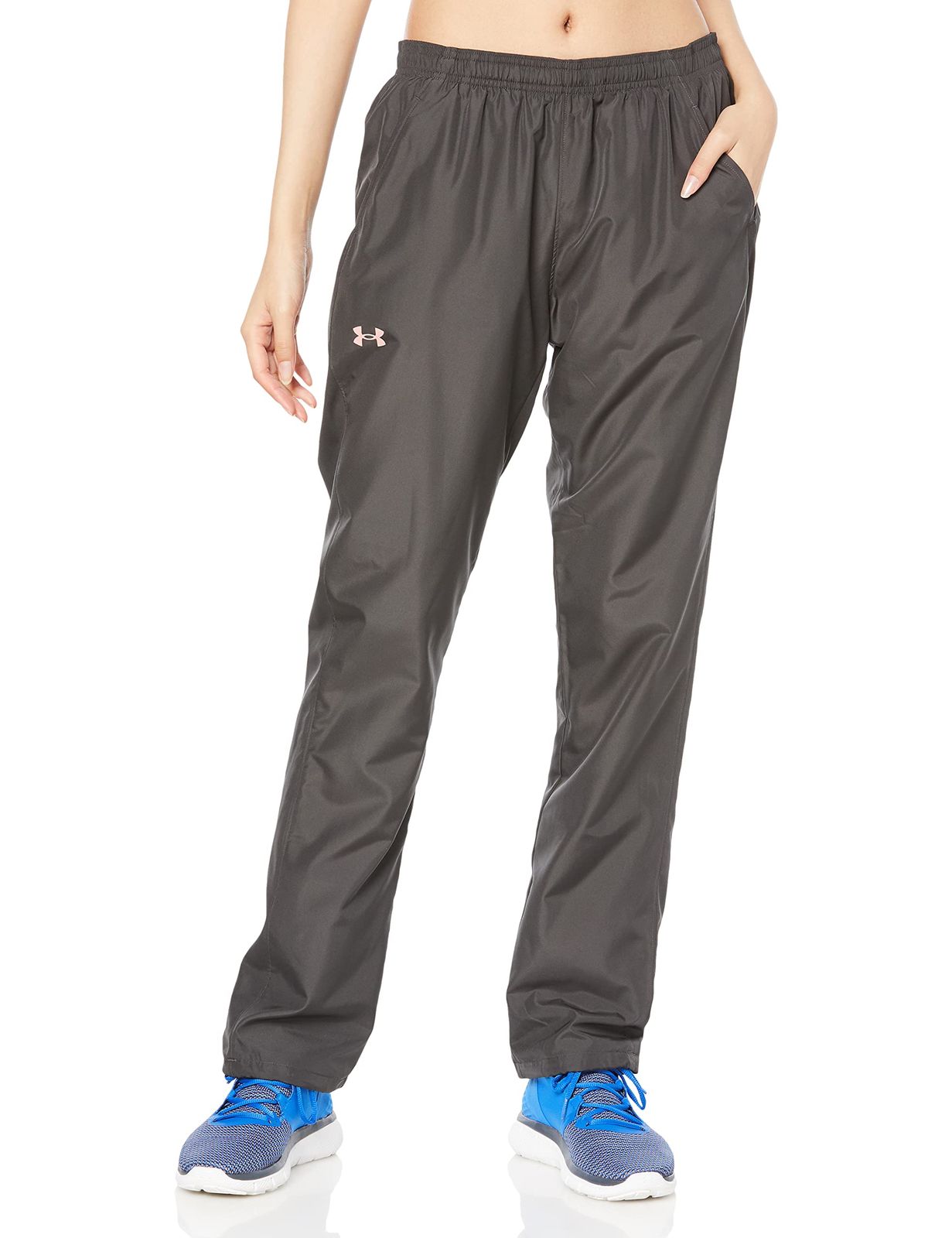 Under Armour] UA Tricot woven pant [Jet Gray /] [XL] Pants Under