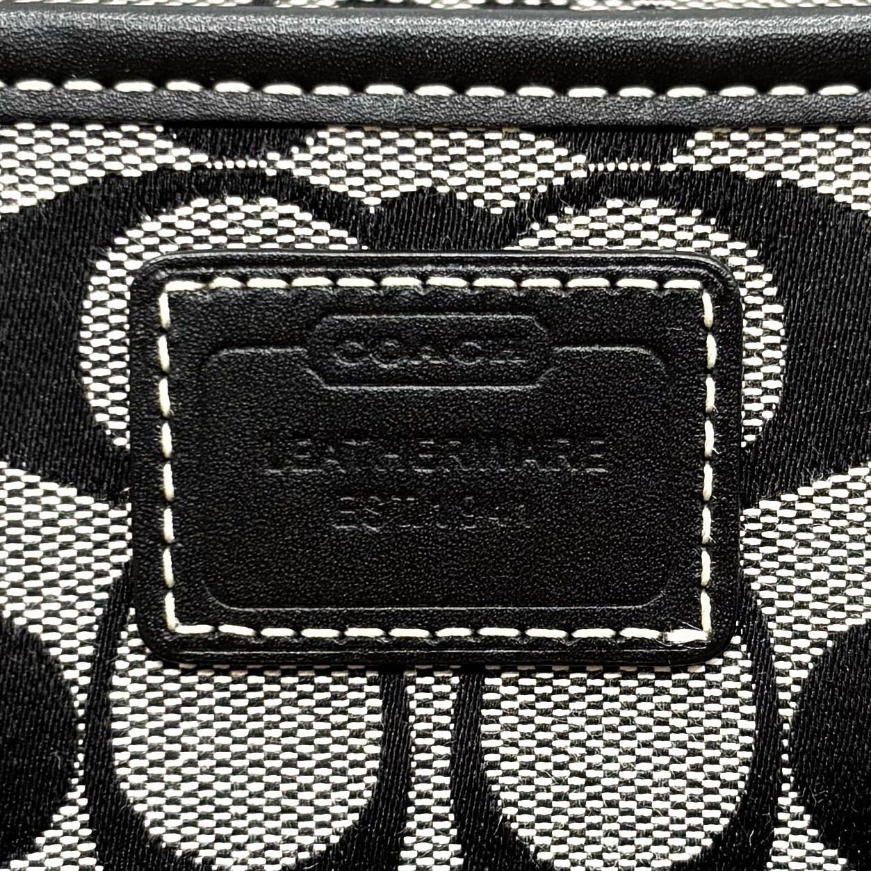 美品】 COACH コーチ トートバッグ ハンドバッグ シグネチャー 総柄 