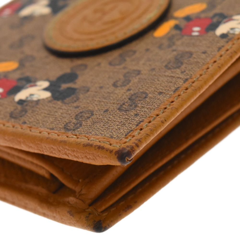 GUCCI (グッチ) ×DISNEY ディズニー ミッキーマウス 2つ折り財布