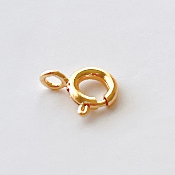 高品質 14kgf ひきわ 6㎜ 10個 14KGF アクセサリーパーツ 留め具