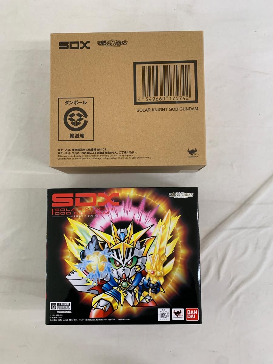 【未開封】SDX 太陽騎士ゴッドガンダム 「新SDガンダム外伝 黄金神話」 魂ウェブ商店限定