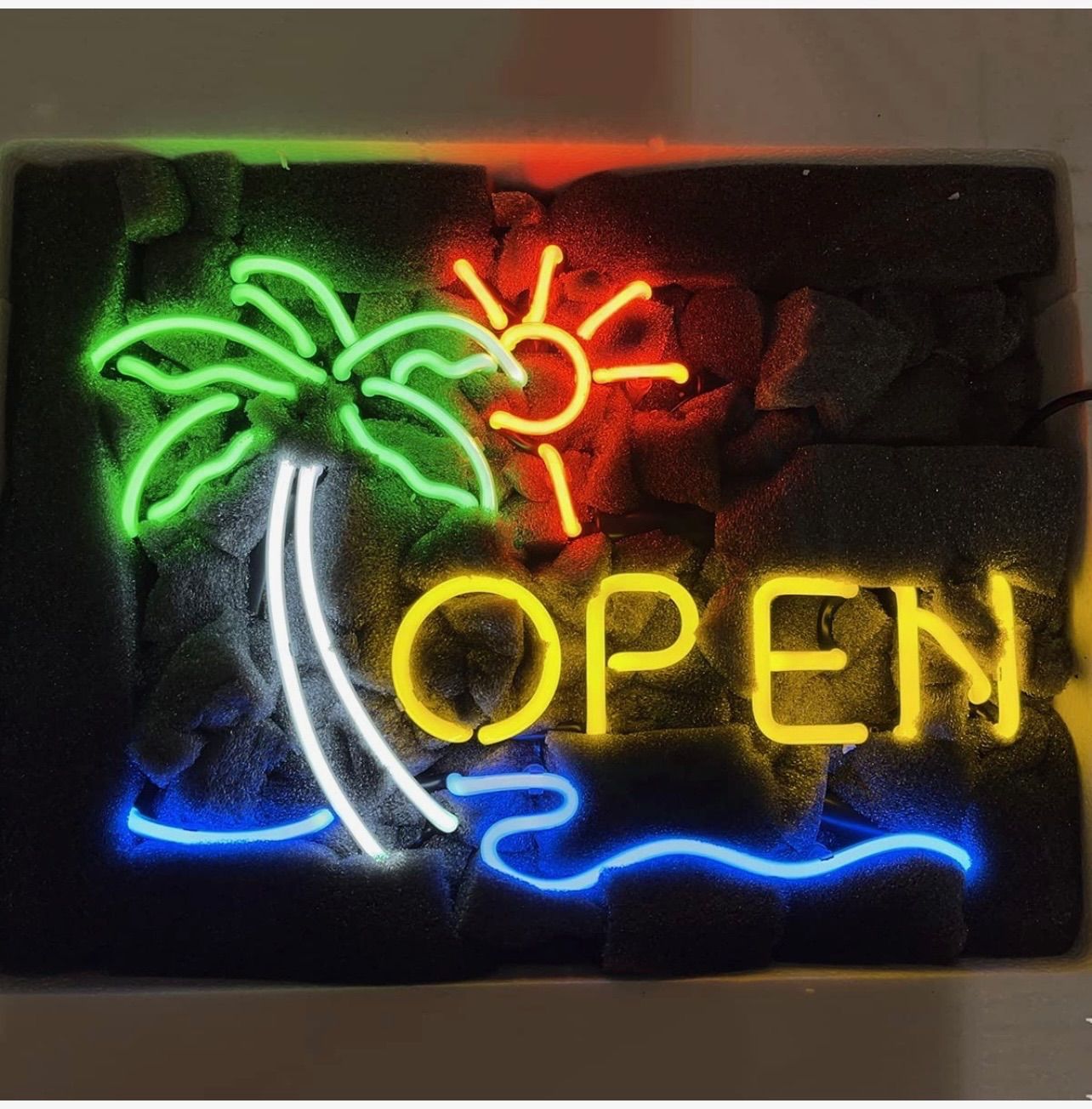 営業中 ネオンサイン NEON SIGN バー 装飾壁 インテリア 11”X6 ...