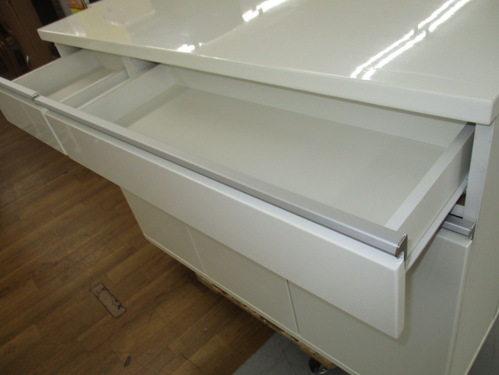 R071 NITORI ニトリ バーカウンター、収納付き 幅120cm Used・キレイ