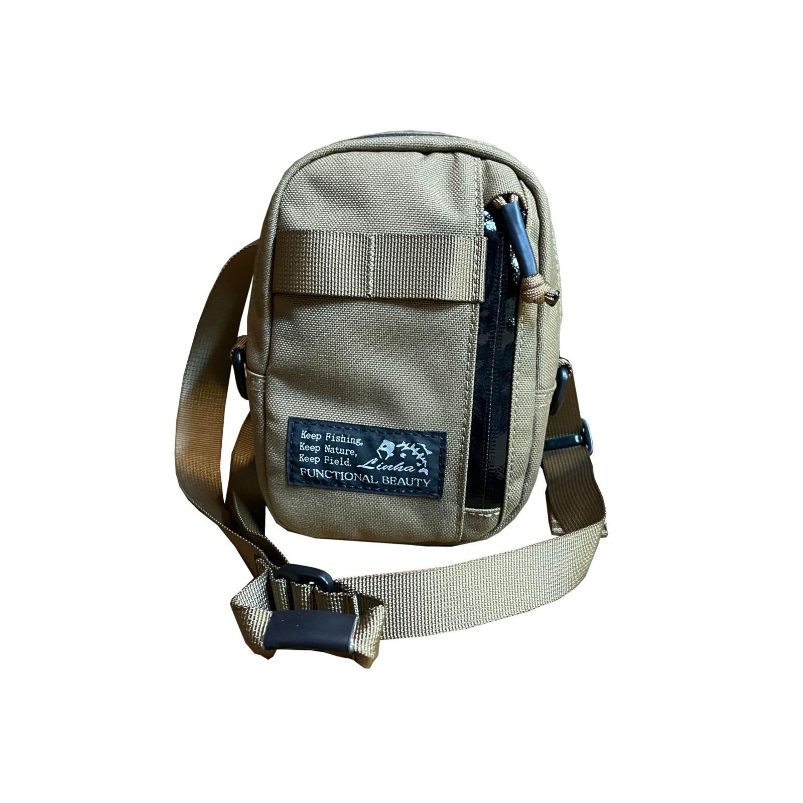 LINHA(ﾘｰﾆｱ) ATTACHMENT POUCH-S MSB-58 KHAKI(ｶｰｷ)