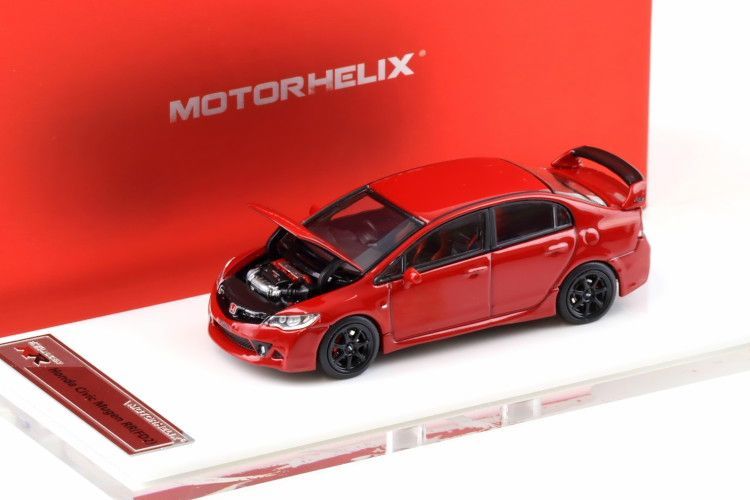 モーターヘリックス 1/64 ホンダ シビック 無限 RR FD2 1/64 ホンダ Civic (FD2) 無限 RR レッド[MOTORHELIX]《発売済