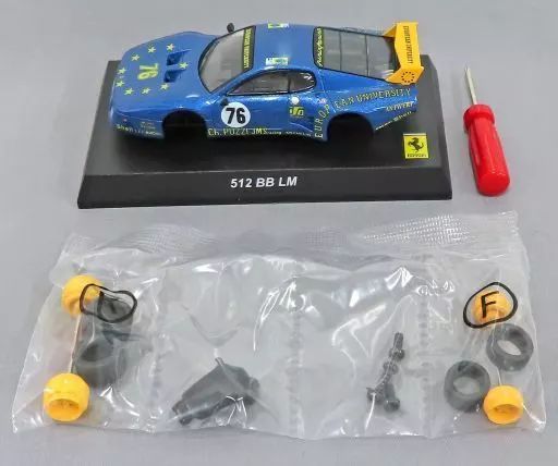 中古】ミニカー 1/64 Ferrari 512 BB LM #76(ブルー