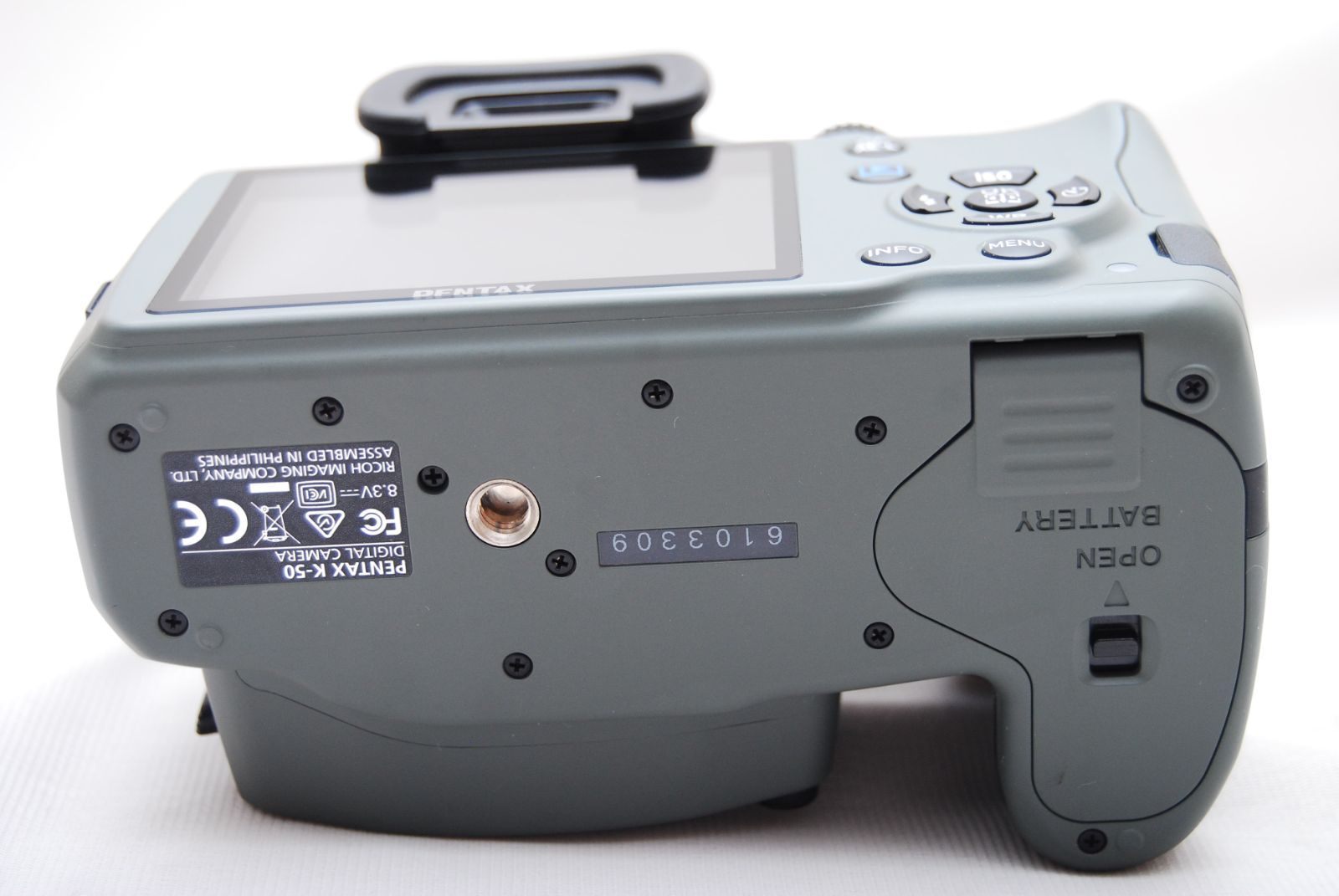 ☆希少 ショット数 約1200回 ペンタックス PENTAX K-50 オリーブ