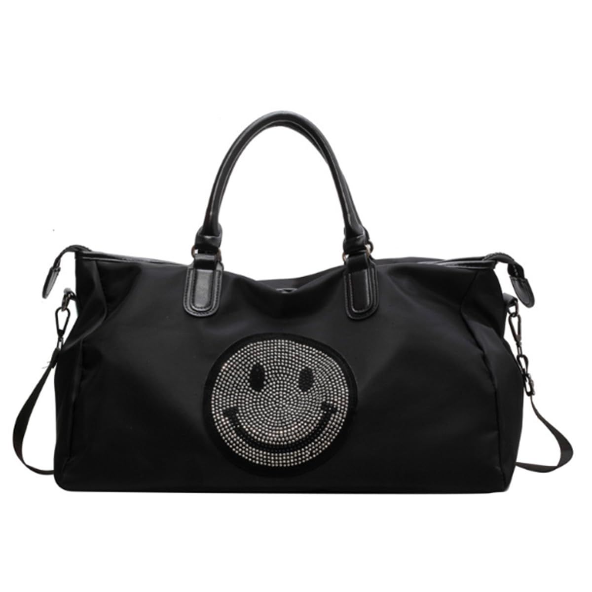 ボストン スマイル アウトドア ハンドバッグ 旅行 防水 ジムバッグ 旅行バッグ ショルダーバッグ大容量 レディース ボストンバッグ