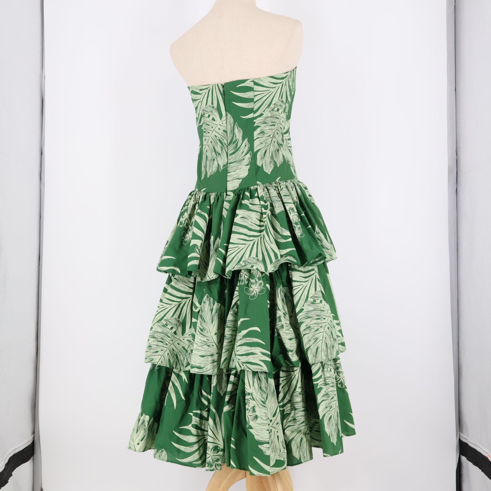 ハワイ製 フラダンス衣装】グリーン CC Fashions ワンピース ドレス