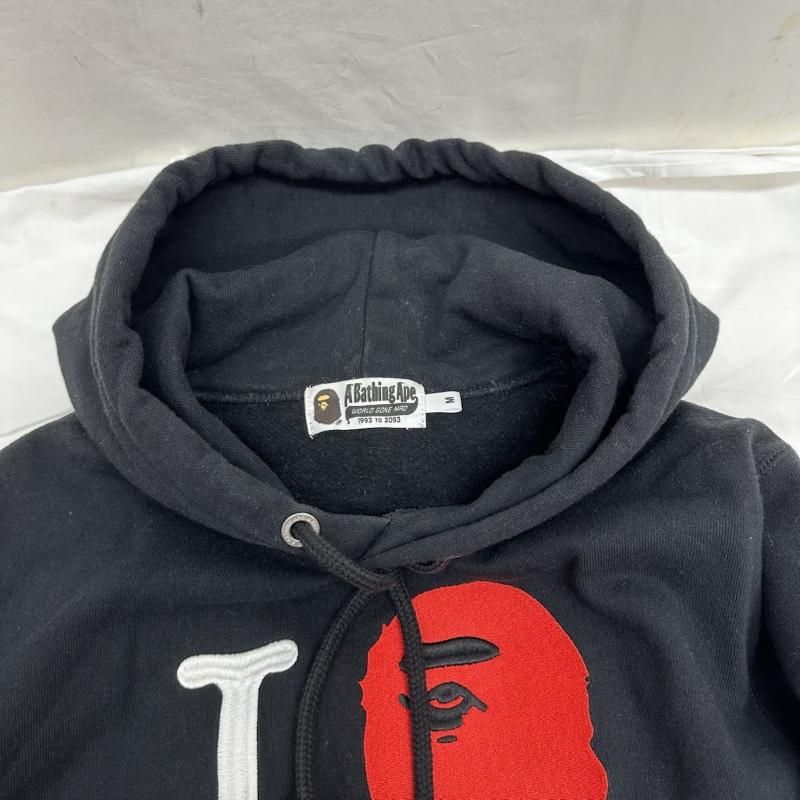 A BATHING APE アベイシングエイプ パーカー 長袖 I Love BAPE 