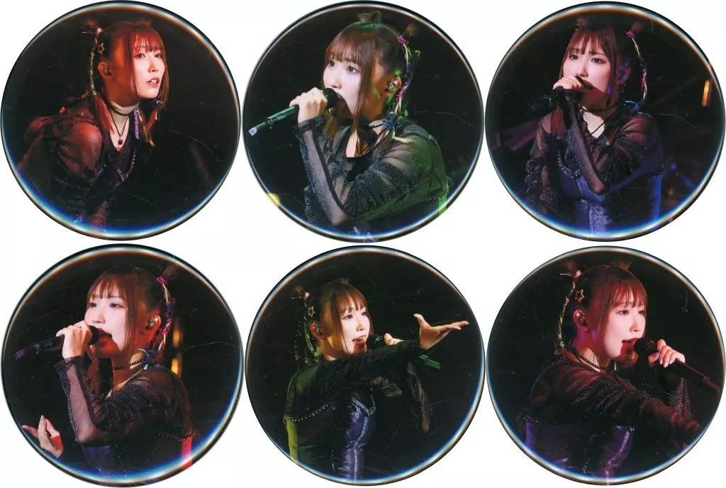 中古】バッジ・ビンズ 全6セット 鈴木愛奈 缶バッジ 「鈴木愛奈