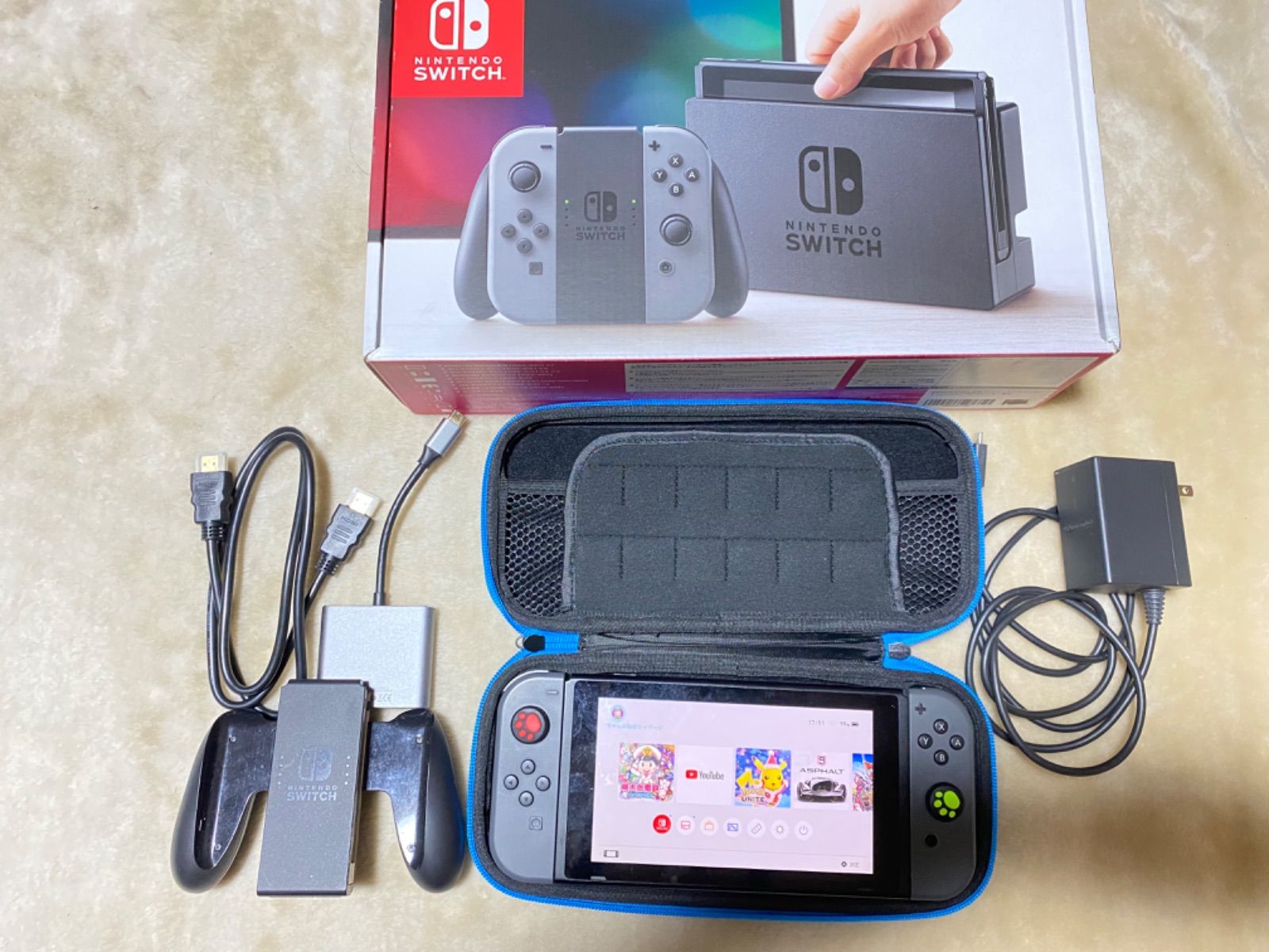 Nintendo Switch 箱付き ほぼ未使用 - メルカリ