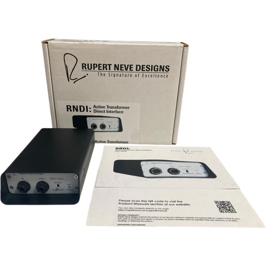 売切必至 Rupert Neve Designs RNDI ルパート ニーブ アクティブDI ダイレクトボックス プロフェッショナル スタジオ クオリティ