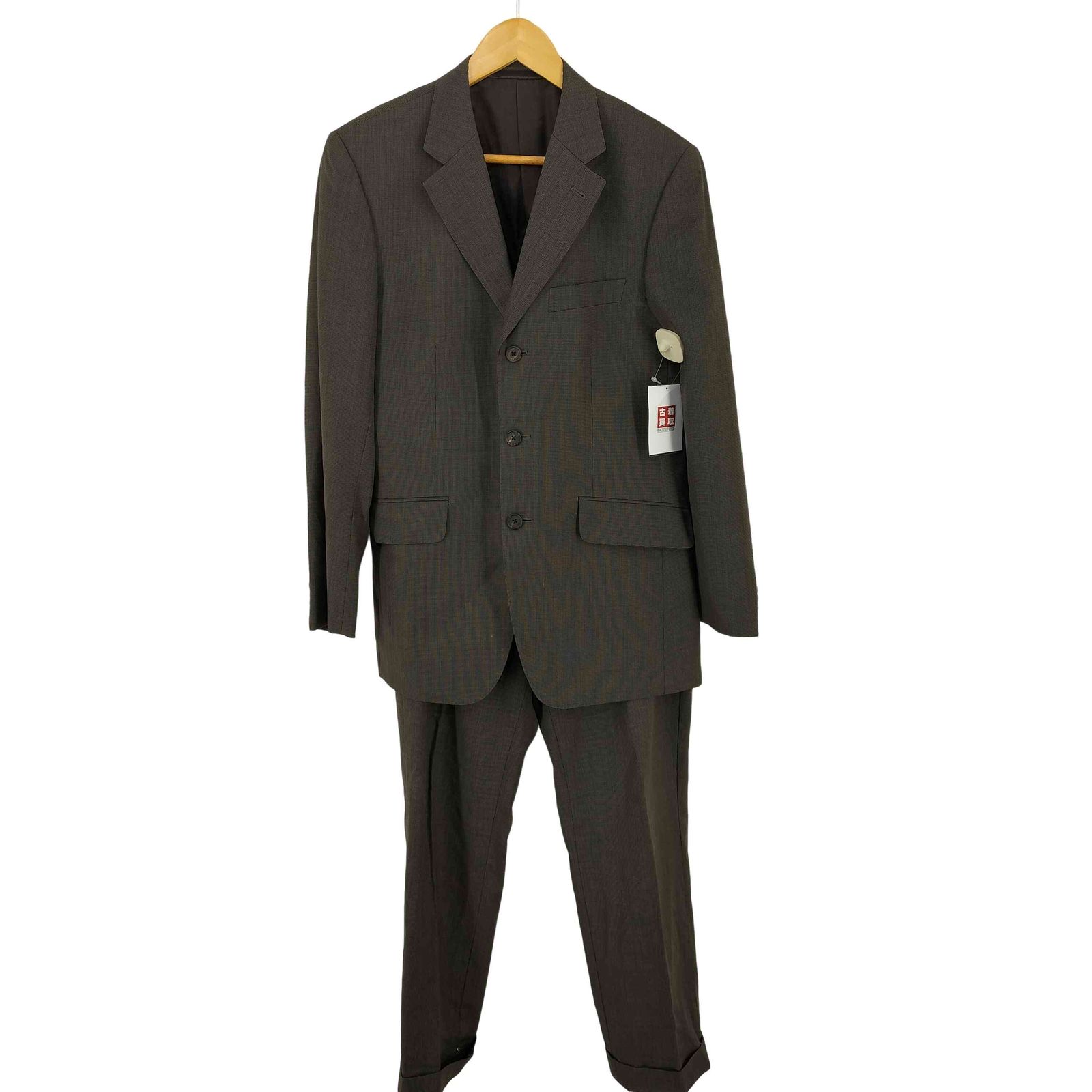 ポールスミス Paul Smith LANIFICIO DI TOLLEGNO SUPER 120'S 3Bシングルテーラードジャケット セットアップ メンズ  L