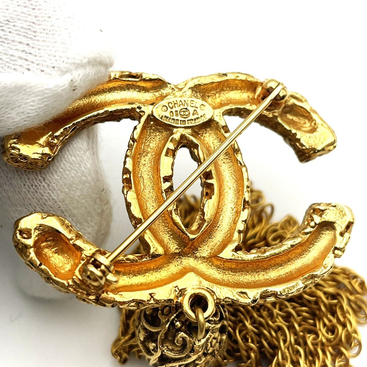 K1094】最終値下げ/CHANEL(シャネル)/ココマーク/フリンジチェーン