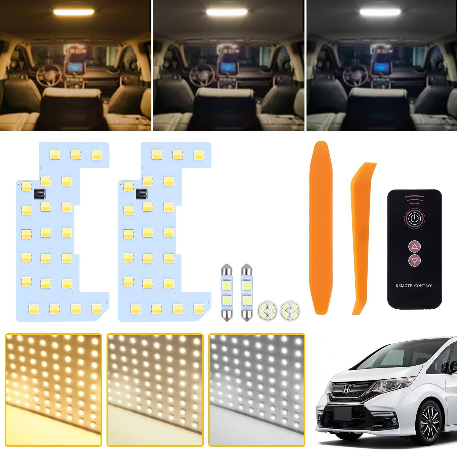 ステップワゴン 専用LEDルームランプセット RP6RP7RP8 6点