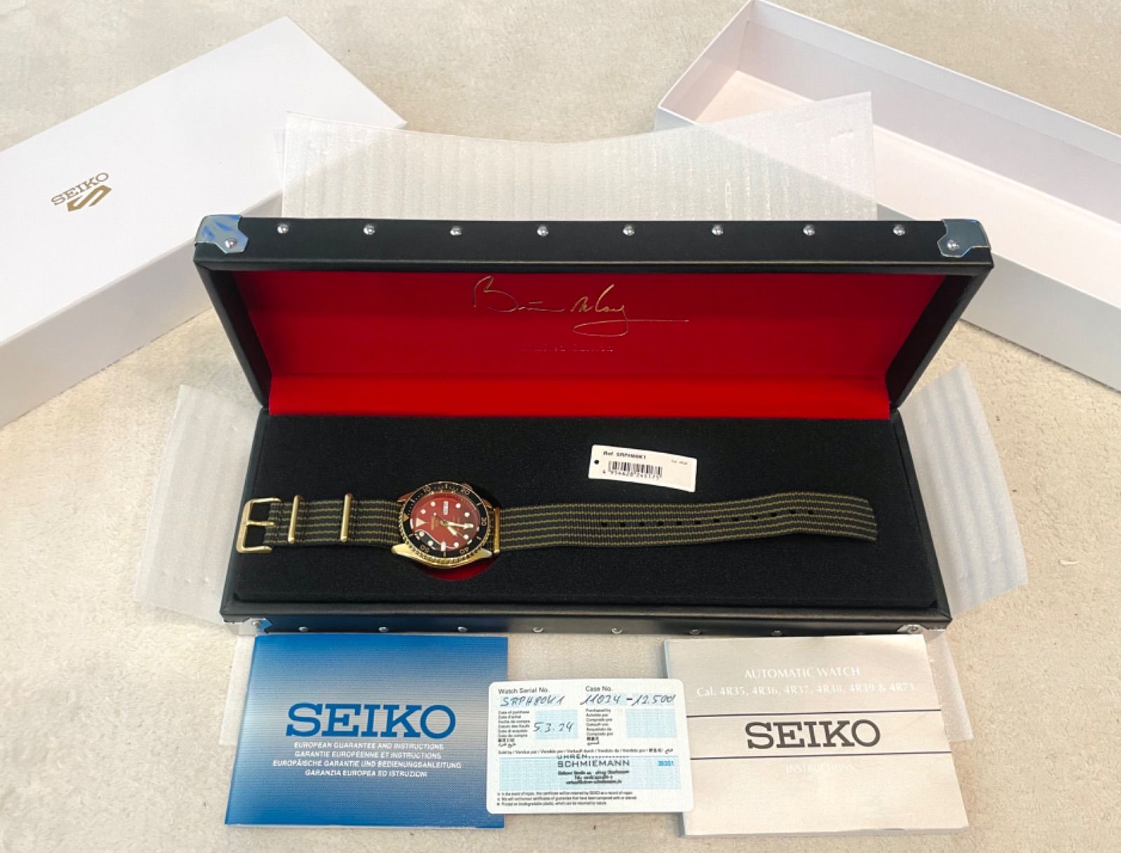 Brian May collaboration limited edition model SEIKO 5SPORTS 