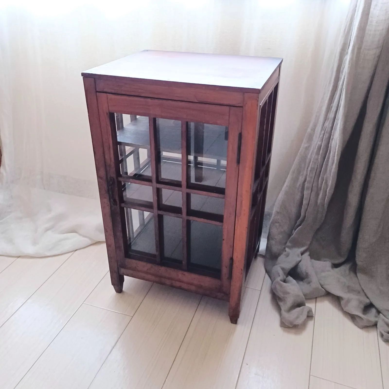 shiturae select 飾り棚 茶箪笥 キャビネット 棚 昭和 レトロ 古道具