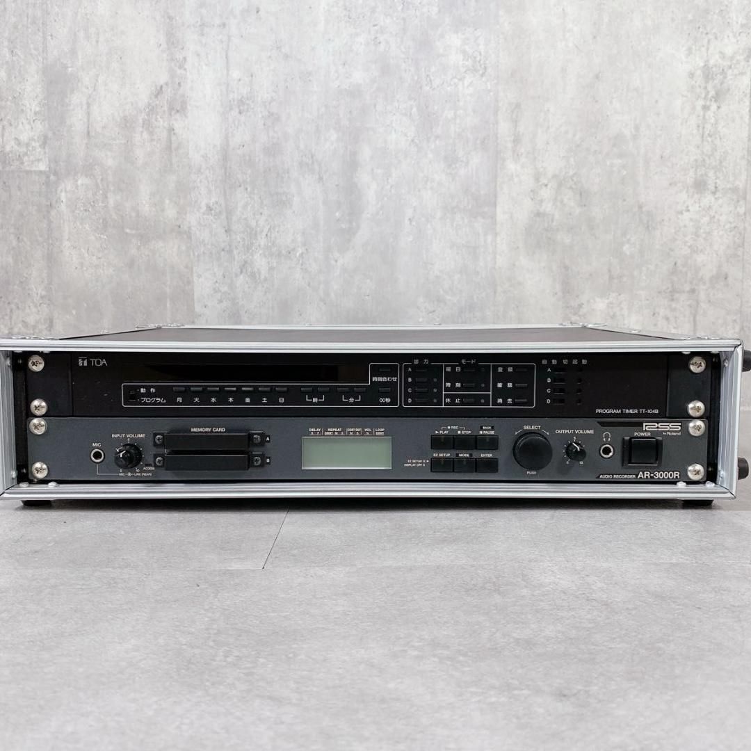 X105 TOA TT-104B Roland AR3000R ハードケース付