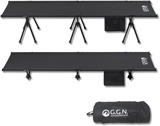 190x65x38/18cm ブラック ジージーエヌ(G.G.N.) コット 2WAY ベッド