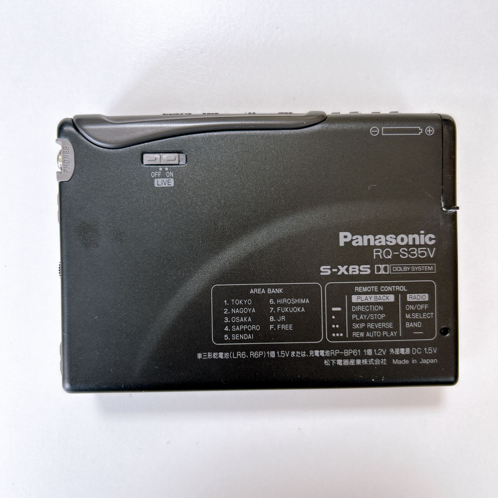動作品 パナソニック Panasonic ステレオ カセット プレーヤー RQ