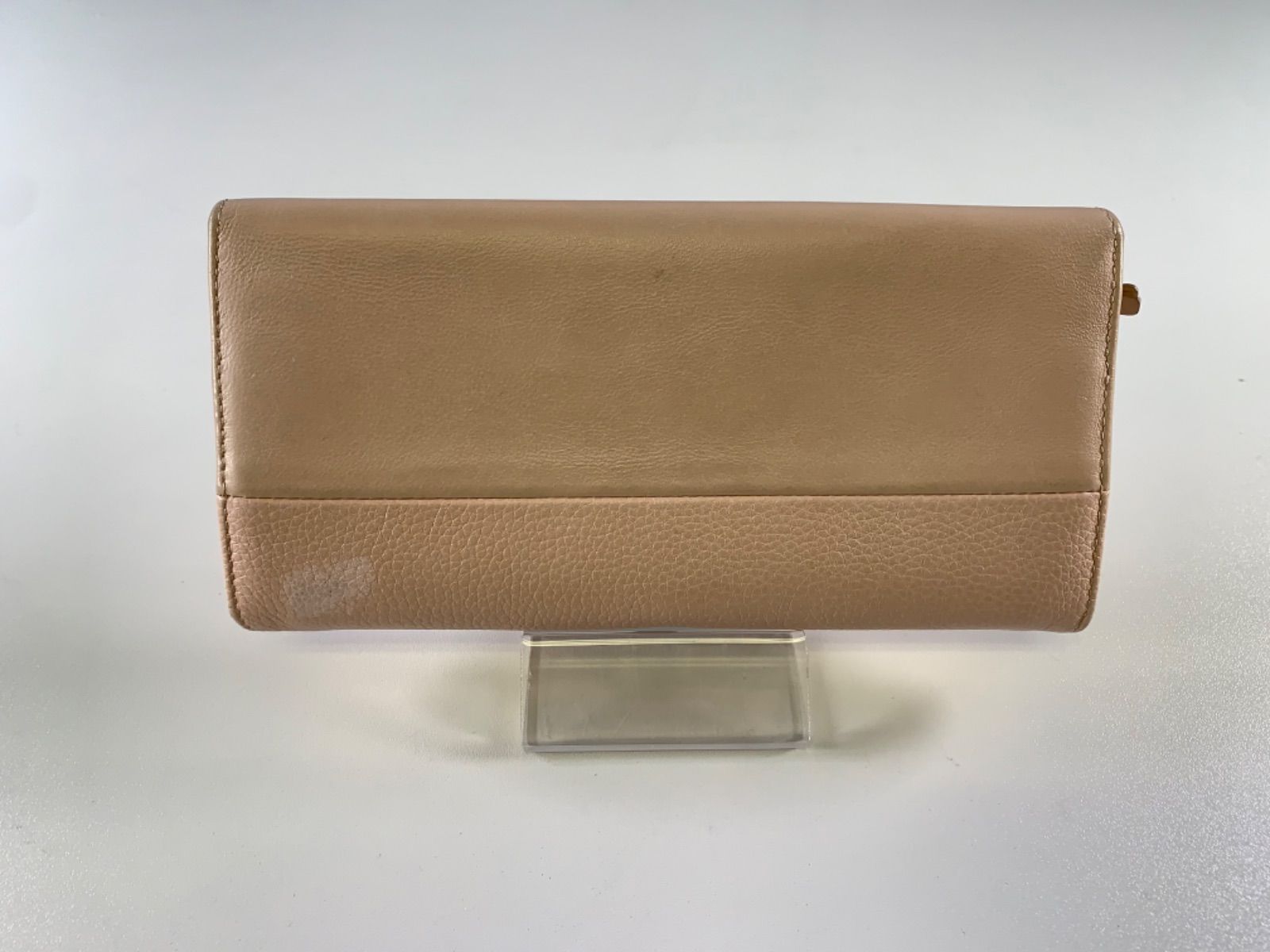☆Chloe クロエ 長財布 ピンクベージュ レザー 箱 保存袋 L字 