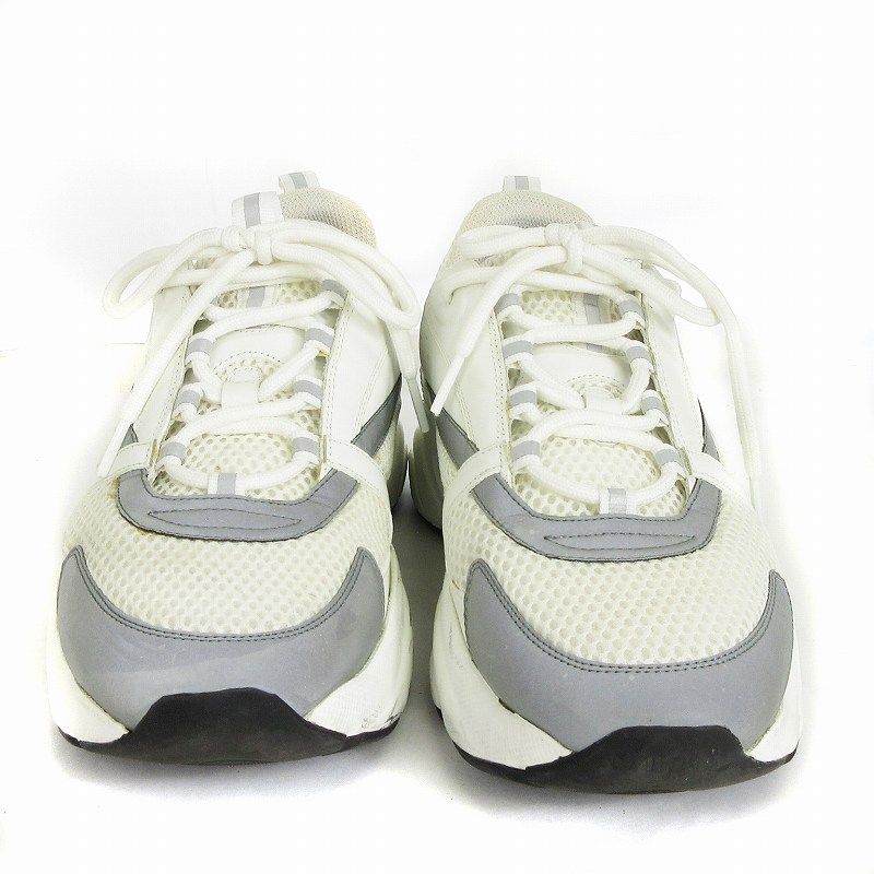 ディオール オム ダットスニーカー B22 レザー 白 サイズ42 2025年最新