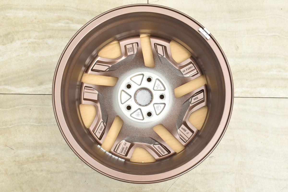 気に入る 新車外し スバル SL フォレスター 純正 18in 7J 48 PCD114.3 4本セット レヴォーグ レイバック クロストレック スタッドレス用に