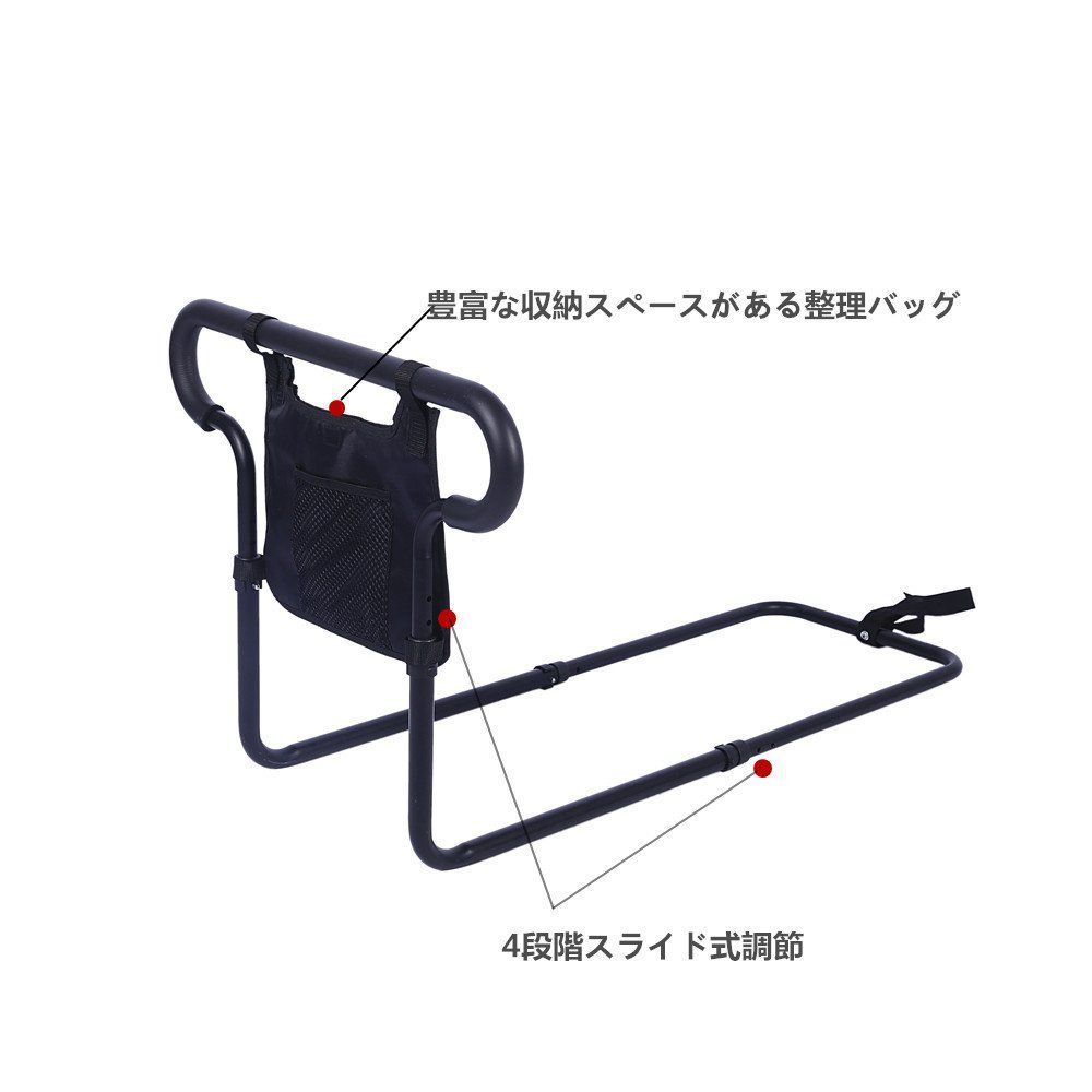 ハンドル高度レール長さ調節可