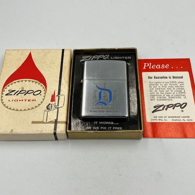 ジッポー ZIPPO ライター 1973年 ディズニー シンデレラ城
