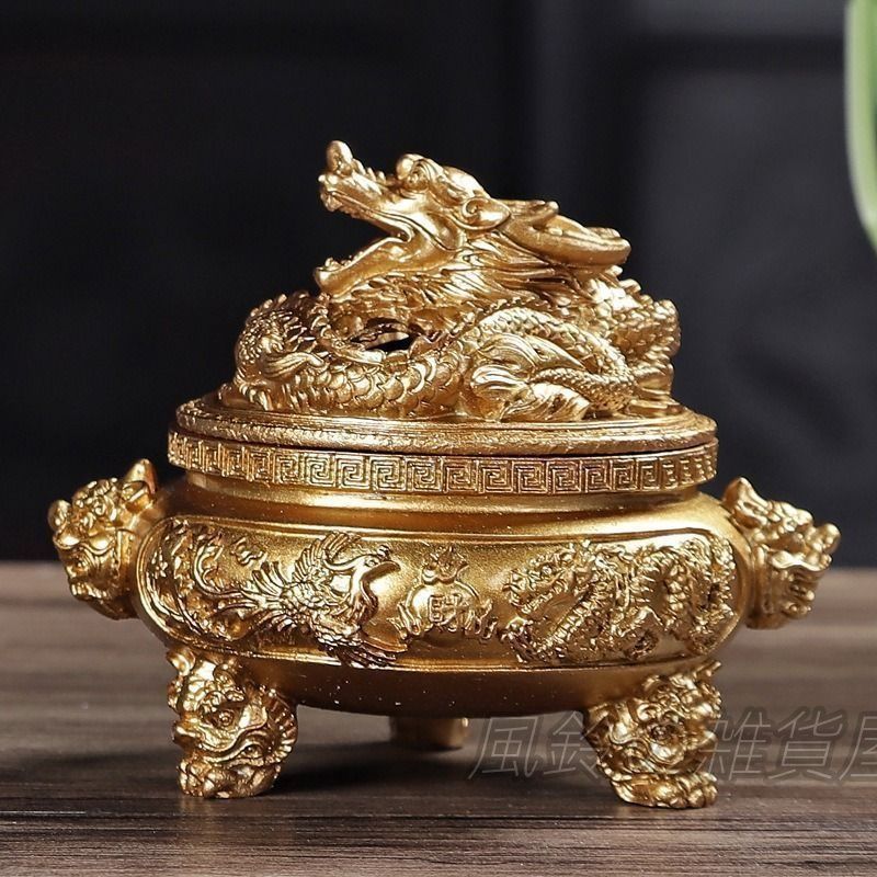 【美品】龍　彫刻　香炉　天然素材　置物　インテリア　工芸品　美術品　A3228 美品】龍彫刻香炉天然素材置物インテリア工芸品美術品A3228