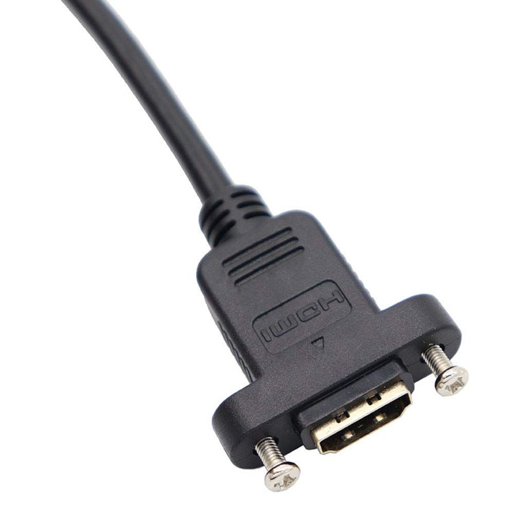 HDMI 延長ケーブル ハイスピード 4K画質 オス-メス 金メッキ端子