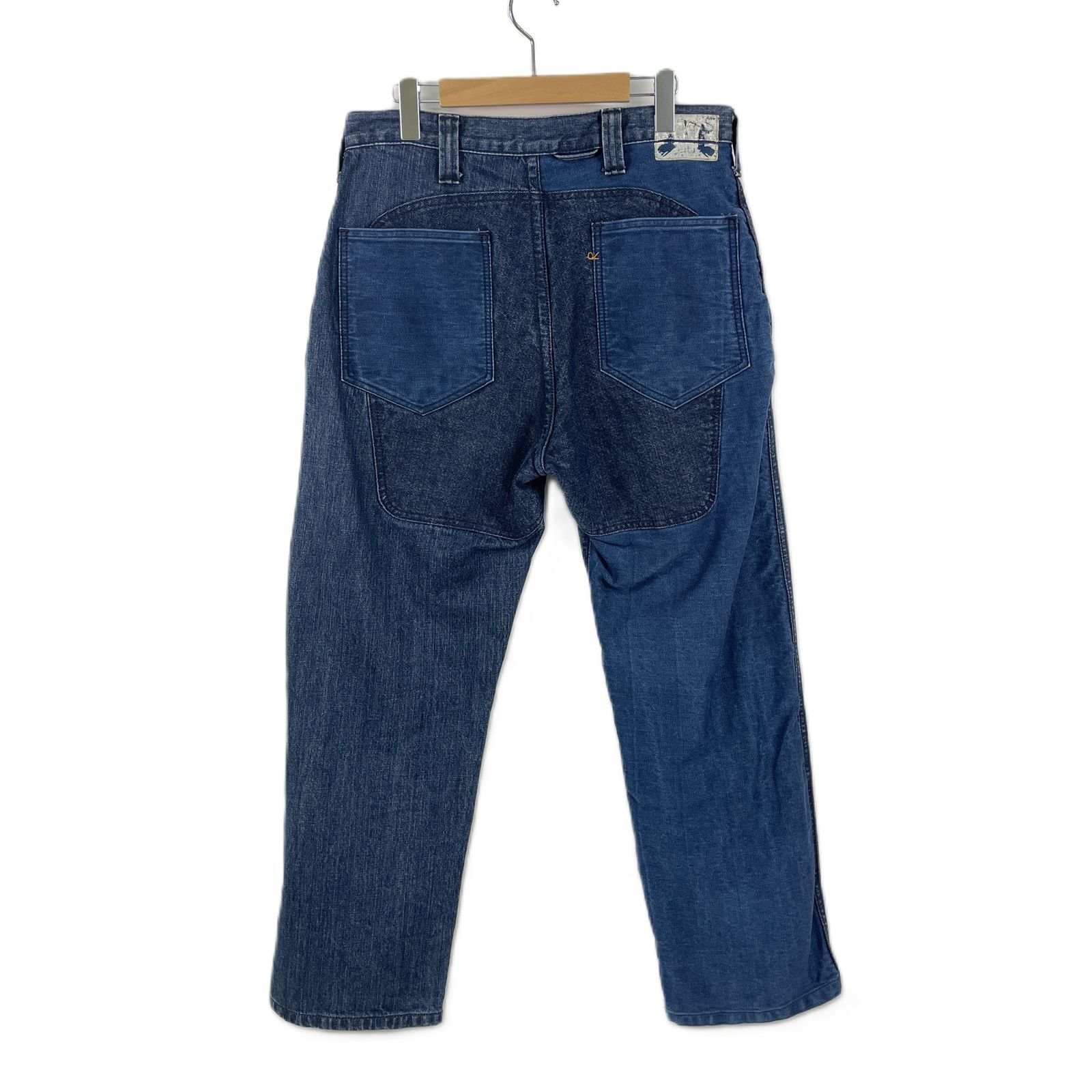 希少★45rpm フォーティーファイブアール 45周年記念 バギーデニムパンツ 希少☆45rpm フォーティーファイブアール 45周年記念 バギー