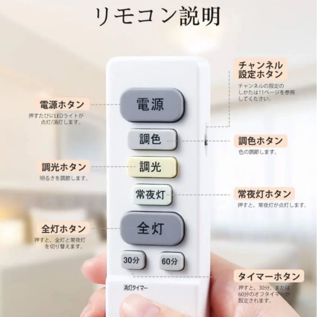 32W LEDシーリングライト 6畳用 リモコン 32W LEDシーリングライト 6畳用 リモコン