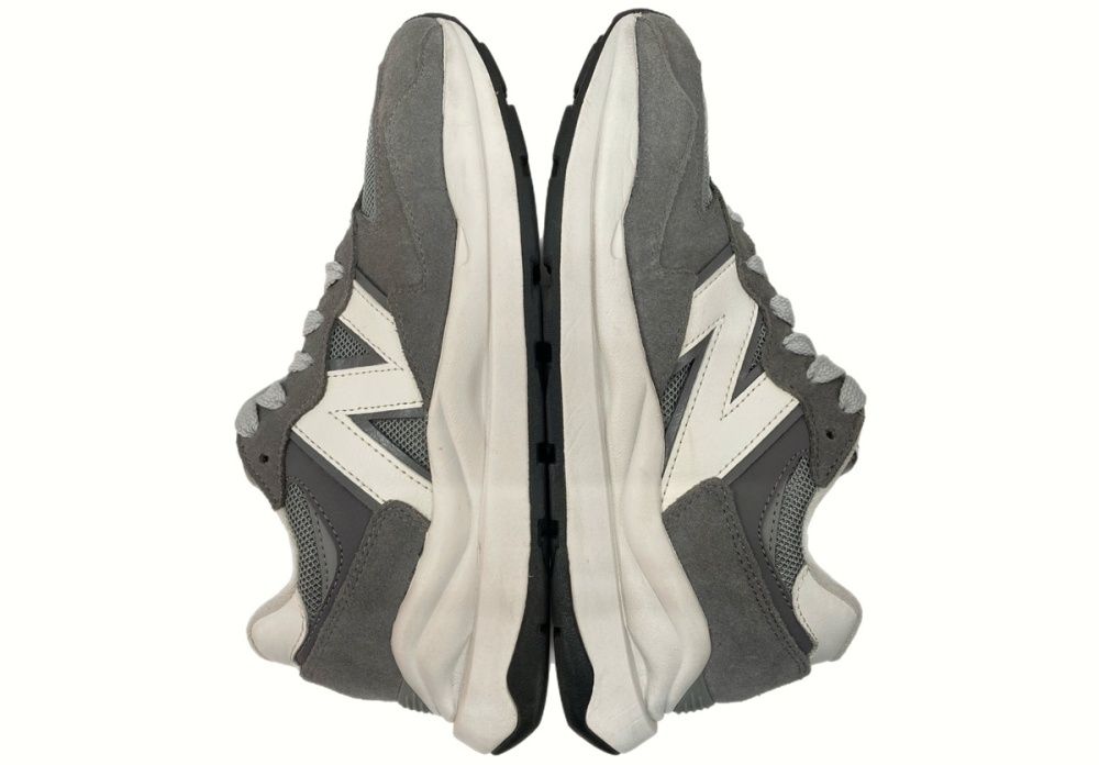 ニューバランス new balance 57/40 VPB ローカット シューズ スエード ランニング 白 灰色 M5740VPB メンズ靴 スニーカー グレー 25.5cm 104-shoes486