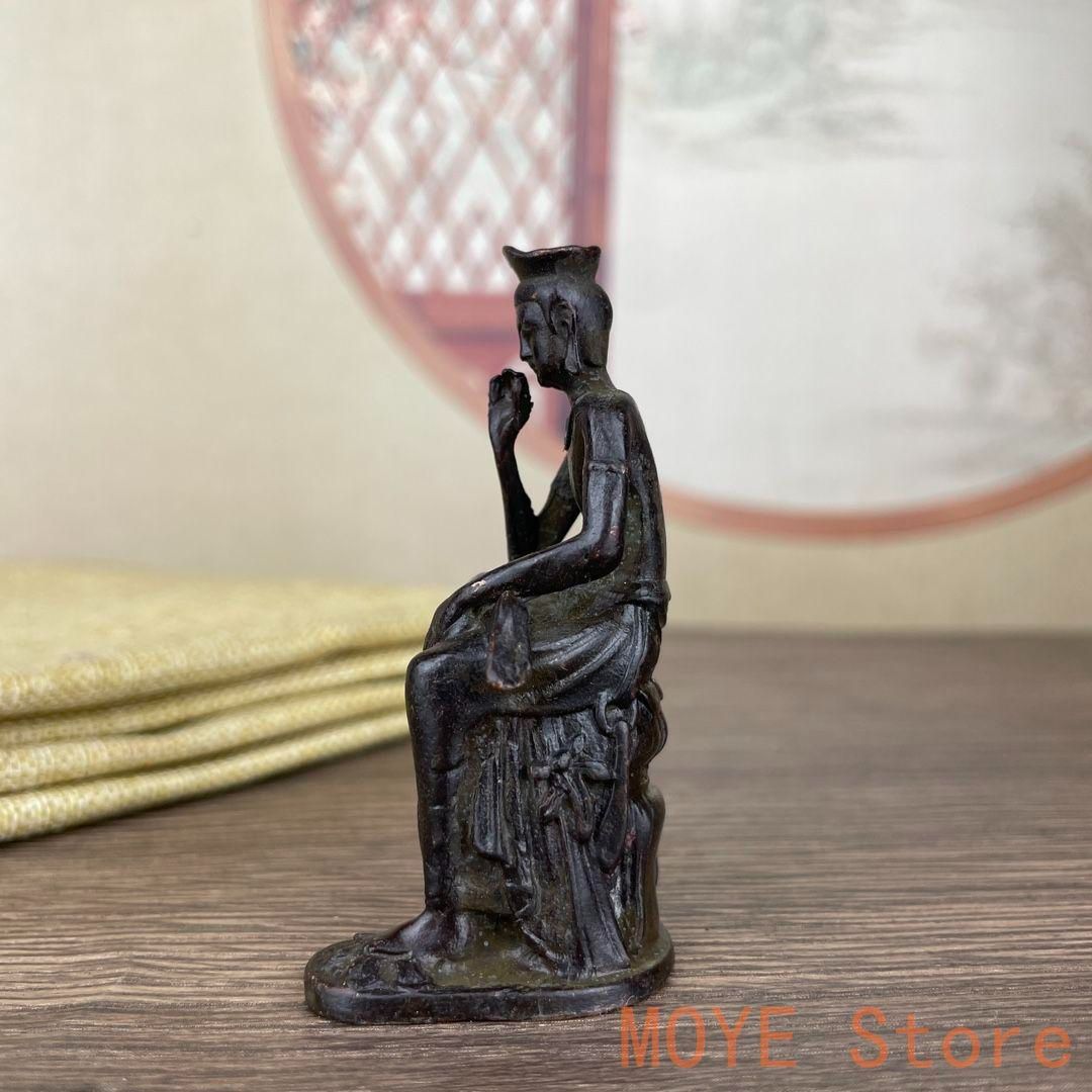 仏教美術 銅製 三面仏 弥勒如来/弥勒菩薩/三蔵法師 仏像 仏教美術 銅製 三面仏 弥勒如来/弥勒菩薩/三蔵法師 仏像 - メルカリ