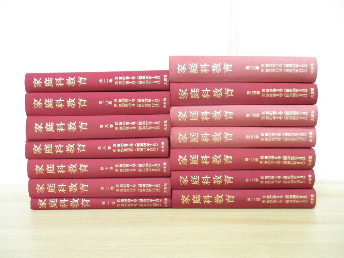 ■01)【同梱不可・図書落ち】復刻版 家庭科教育 合本 全38冊中14冊セット/藤枝悳子/大空社/家政教育社/雑誌/バックナンバー/学校/児童/B